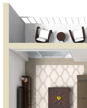 One Bed One Bath Floor Plan One Bed One Bath Floor Plan, at The Madison Park, Apartment Homes in Anaheim, CA